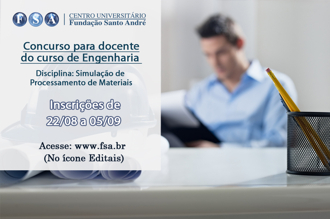 Você está visualizando atualmente Fundação prorroga as inscrições para professor de Engenharia