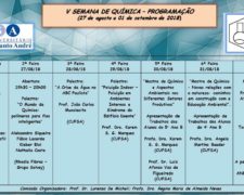 5ª Semana de Química da FSA