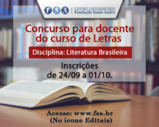 Contratação de docente para a disciplina Literatura Brasileira