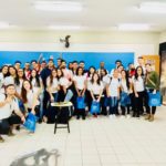 Visita de estudantes do SESI na Fundação Santo André