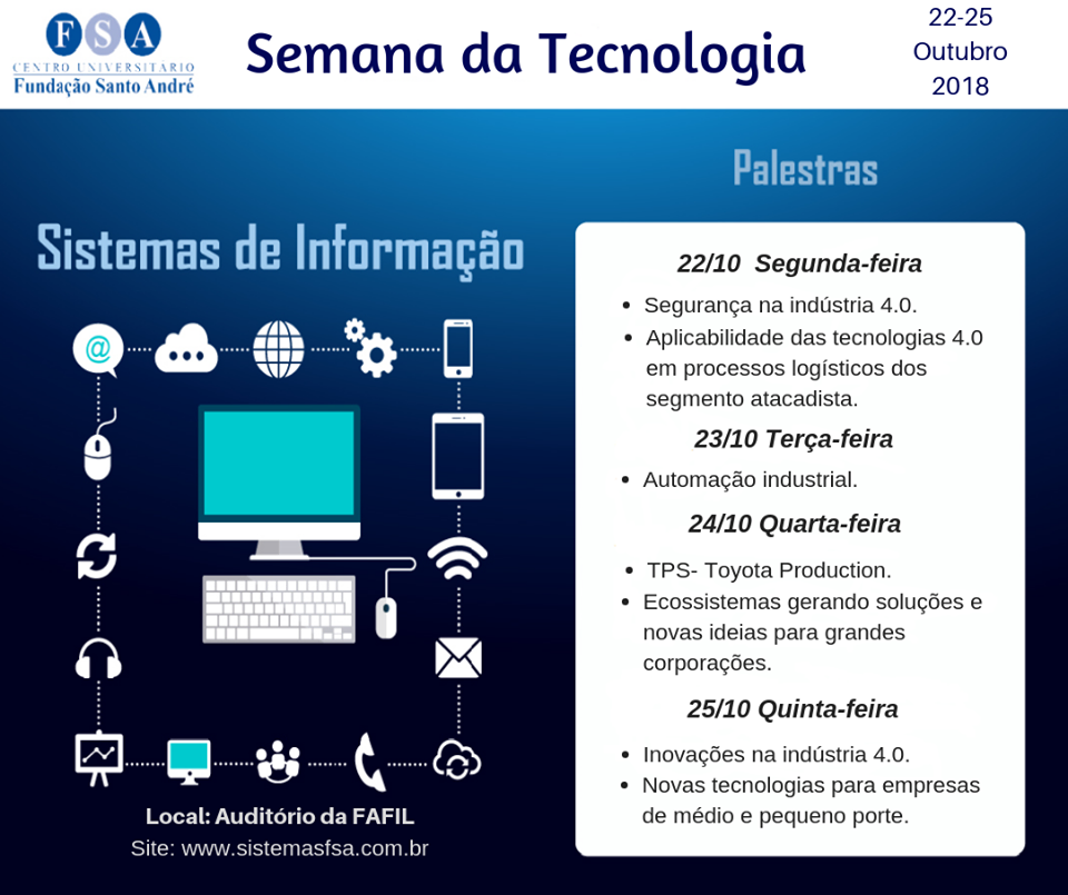 Você está visualizando atualmente Semana Cultural do curso de Sistemas de Informação