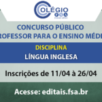 Fundação Santo André contrata docente de Língua Inglesa