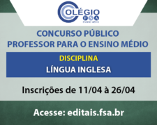 Fundação Santo André contrata docente de Língua Inglesa