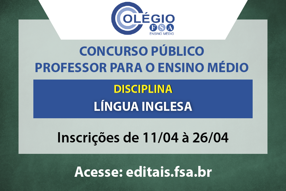 Você está visualizando atualmente Fundação Santo André contrata docente de Língua Inglesa