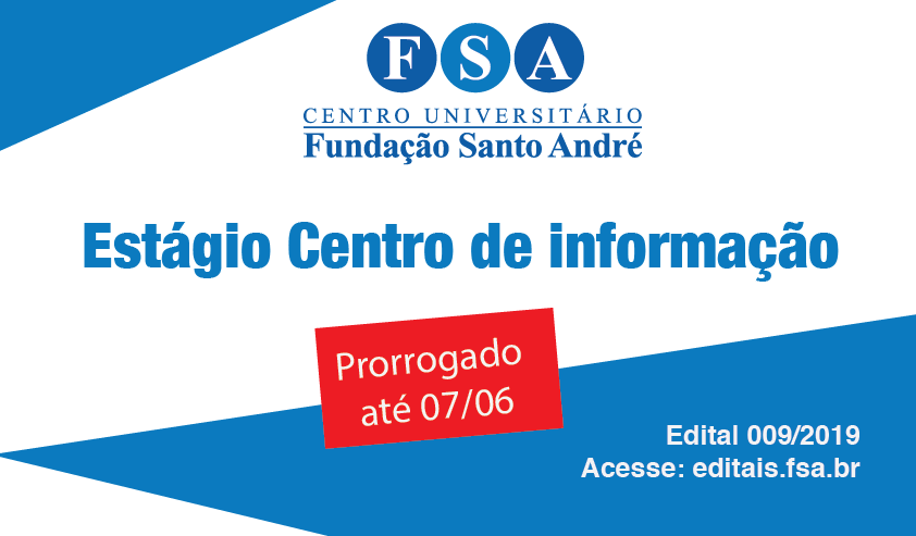 Você está visualizando atualmente Fundação Santo André contrata estagiários para o Centro de Informação