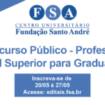 Fundação Santo André contrata professores universitários