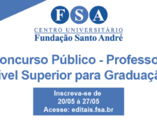 Fundação Santo André contrata professores universitários