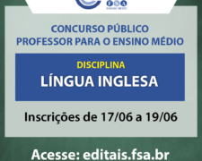 Fundação Santo André contrata docente de Língua Inglesa