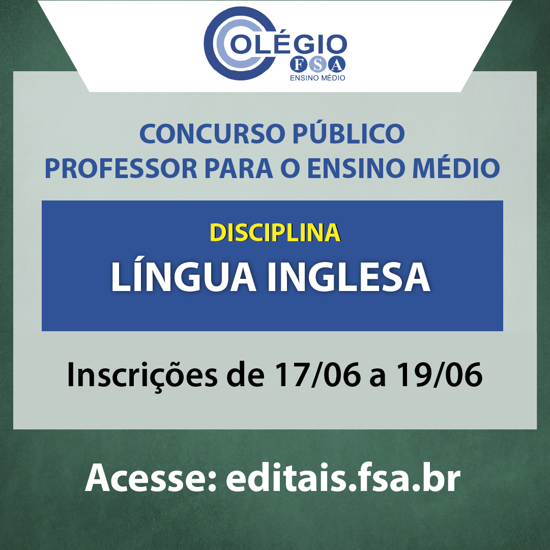 Você está visualizando atualmente Fundação Santo André contrata docente de Língua Inglesa