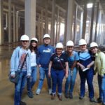 Alunos do curso de Engenharia Civil da Fundação Santo André participam de visita técnica às obras do Piscinão de São Bernardo