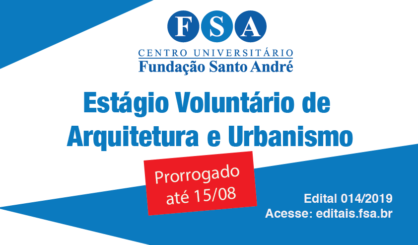 Você está visualizando atualmente Fundação Santo André contrata estagiários de Arquitetura e Urbanismo