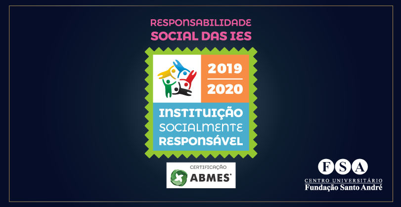 Você está visualizando atualmente Fundação Santo André recebe o selo IES Socialmente Responsável 2019-2020