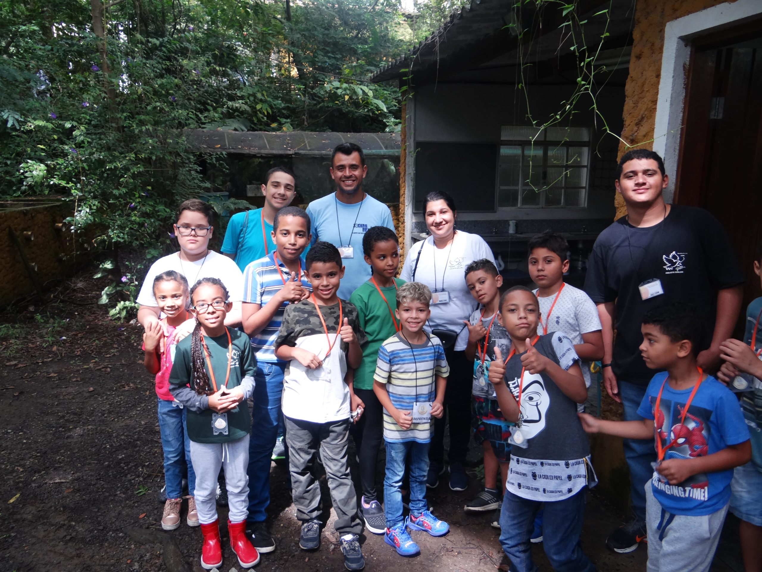 Biotério, do Curso de Ciências Biológicas, da Fundação Santo André recebe visita de jovens do Projeto Shalom