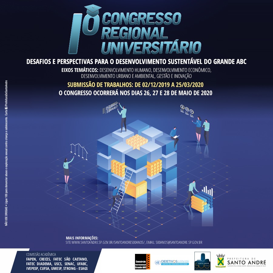 Você está visualizando atualmente 1º Congresso Universitário do ABC recebe trabalhos sobre sustentabilidade