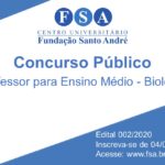 Fundação Santo André contrata professor para o Ensino Médio