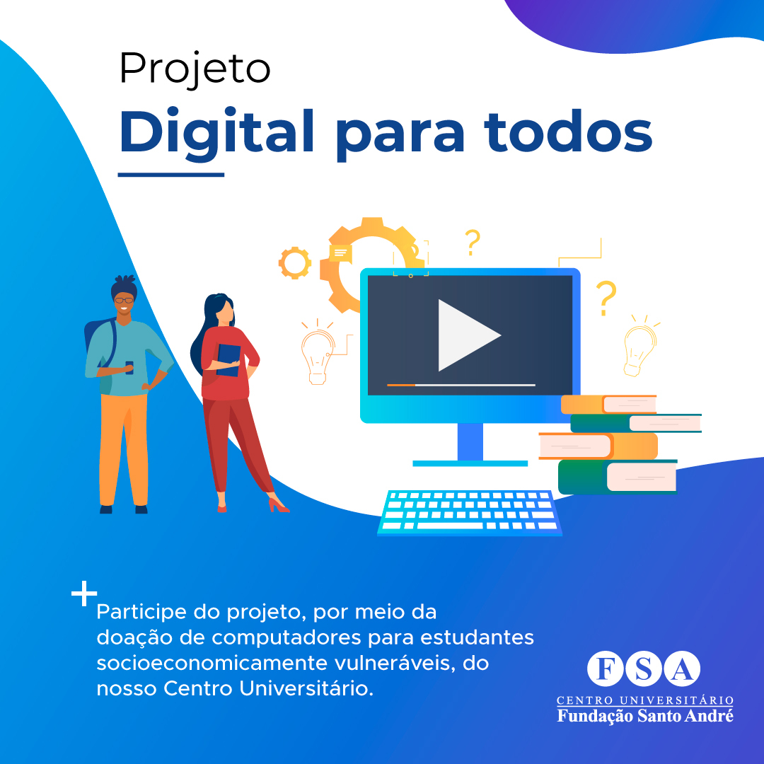 Você está visualizando atualmente Fundação Santo André organiza projeto de apoio a alunos com recursos tecnológicos limitados