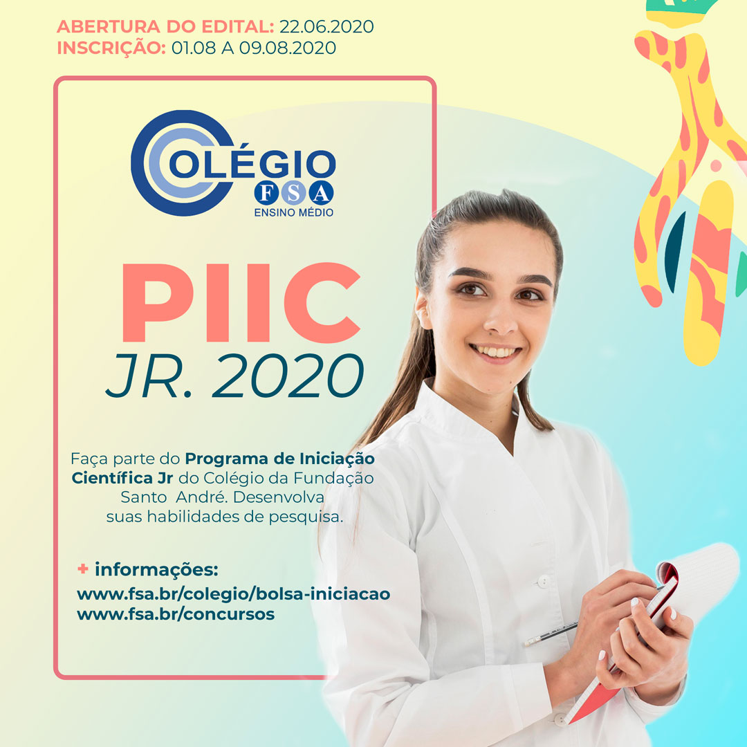 Você está visualizando atualmente PIIC JR 2020 / COLÉGIO FSA