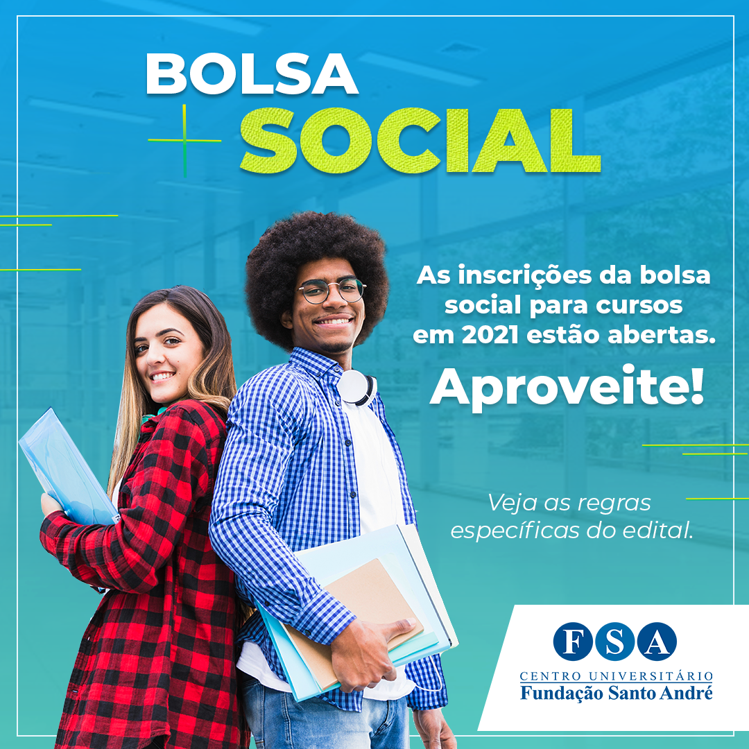 Você está visualizando atualmente Fundação Santo André abre inscrições para o Processo Seletivo de Bolsas Sociais