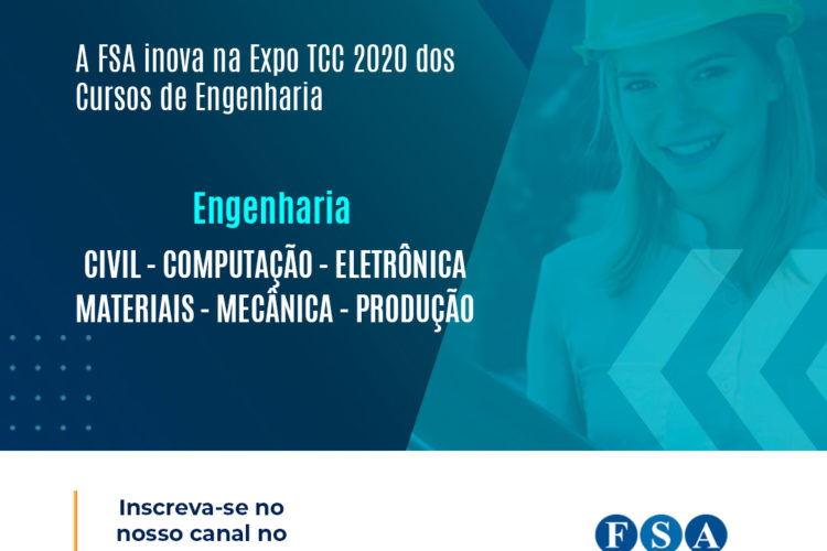 FSA inova na Expo TCC 2020 dos Cursos de Engenharia