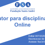 Fundação Santo André contrata “Tutor para disciplinas online”