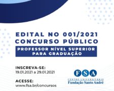 Fundação Santo André contrata Professores – Nível Superior para Graduação