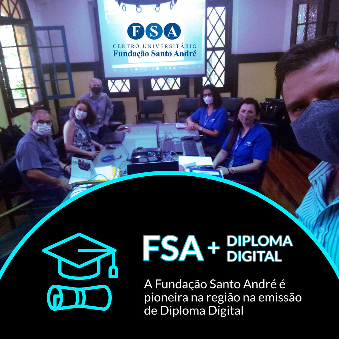 Você está visualizando atualmente Fundação Santo André é pioneira na emissão de Diploma Digital na região