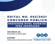 Fundação Santo André contrata Professores – Nível Superior para Graduação