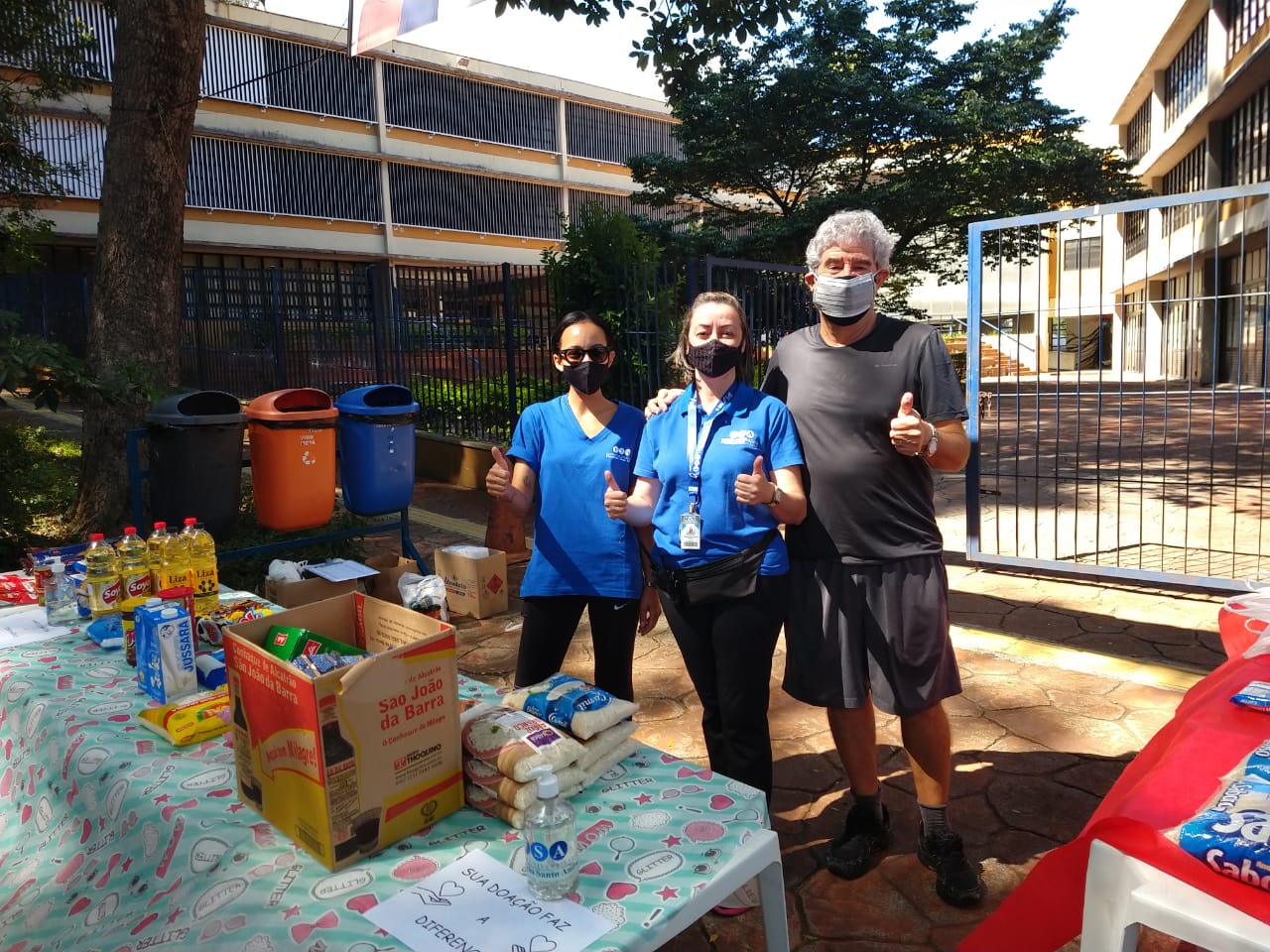 Alunos da Fundação Santo André realizam campanha de Doação de Alimentos