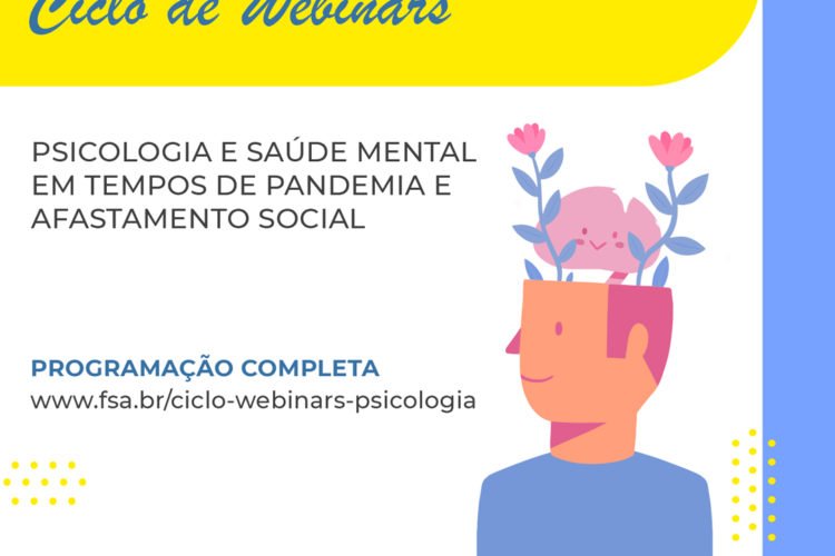 Curso de Psicologia do Centro Universitário Fundação Santo André realizará Ciclo de Webinars