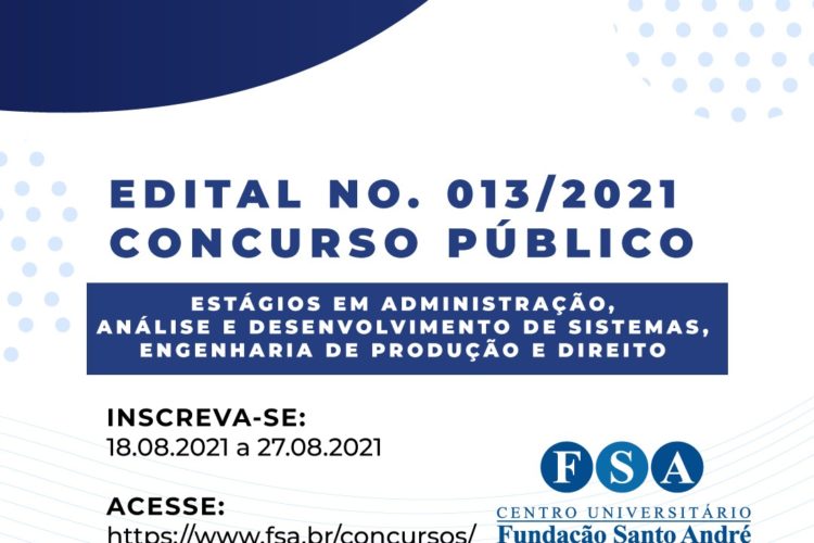 Fundação Santo André seleciona estagiários