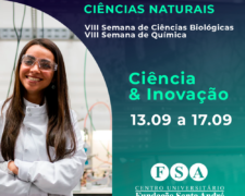Centro Universitário Fundação Santo André realizará sua 30ª Semana de Ciências Naturais – online