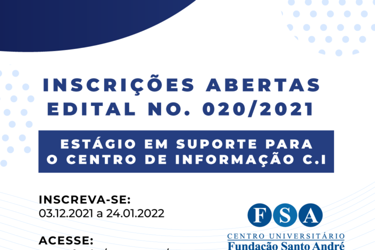 Fundação Santo André seleciona estagiário