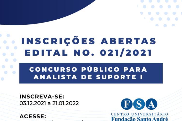 Fundação Santo André contrata Analista de Suporte I