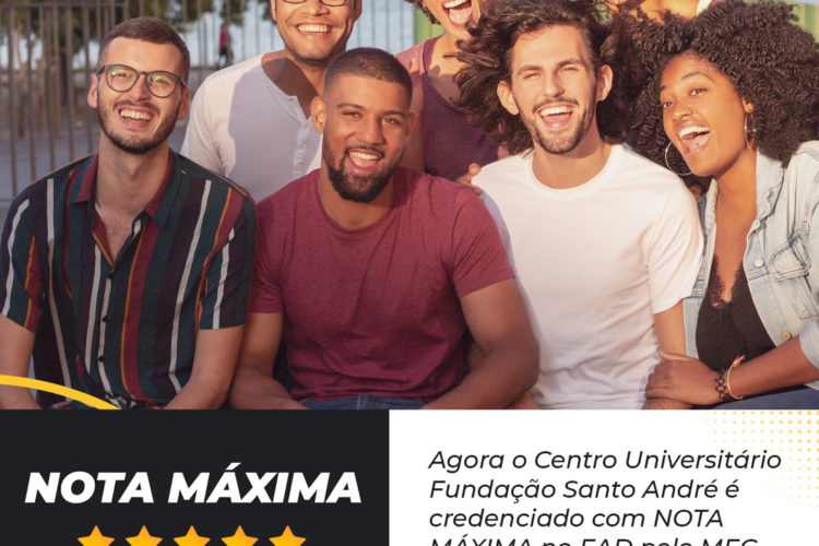 Fundação Santo André é credenciada com nota máxima no EAD pelo MEC