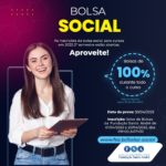 Inscrições abertas para o Processo Seletivo de Bolsas Sociais de 100%