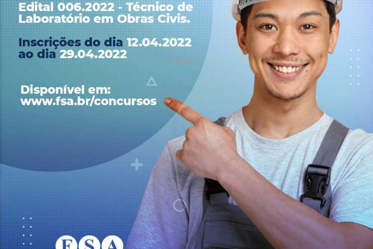 Fundação Santo André contrata Técnico de Laboratório em Obras Civis