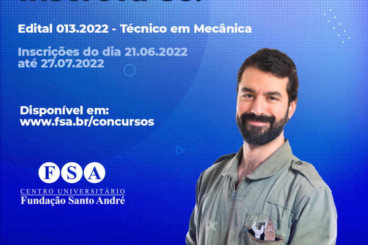 Fundação Santo André contrata Técnico Técnico em Mecânica