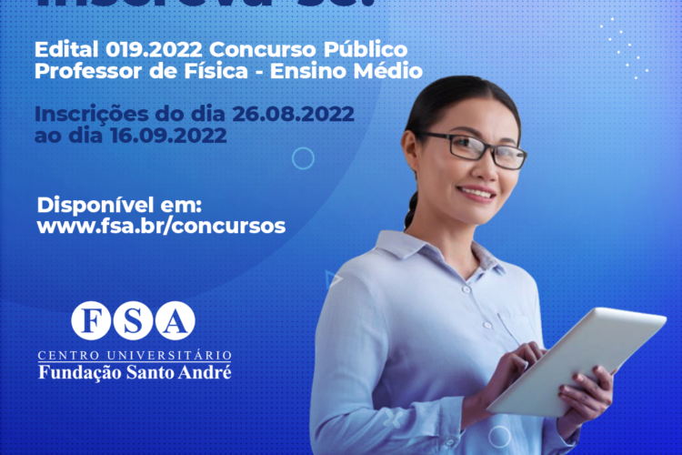 Fundação Santo André contrata Professor para o Ensino Médio