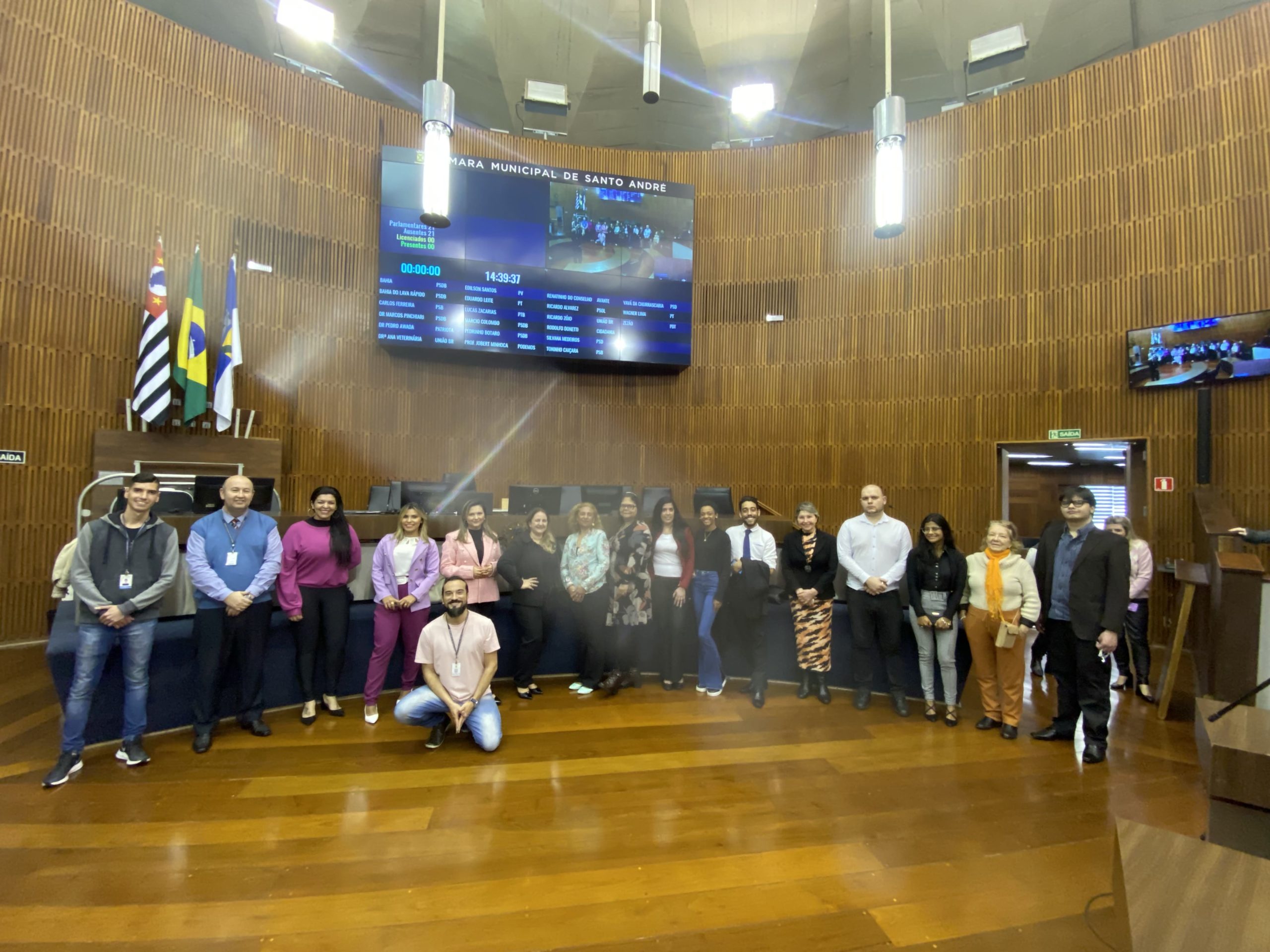 Você está visualizando atualmente Alunos do curso de Direito realizam visita técnica à Câmara Legislativa de Santo André