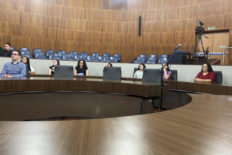 ALUNOS DO CURSO DE DIREITO REALIZAM VISITA MONITORADA AO LEGISLATIVO ANDREENSE