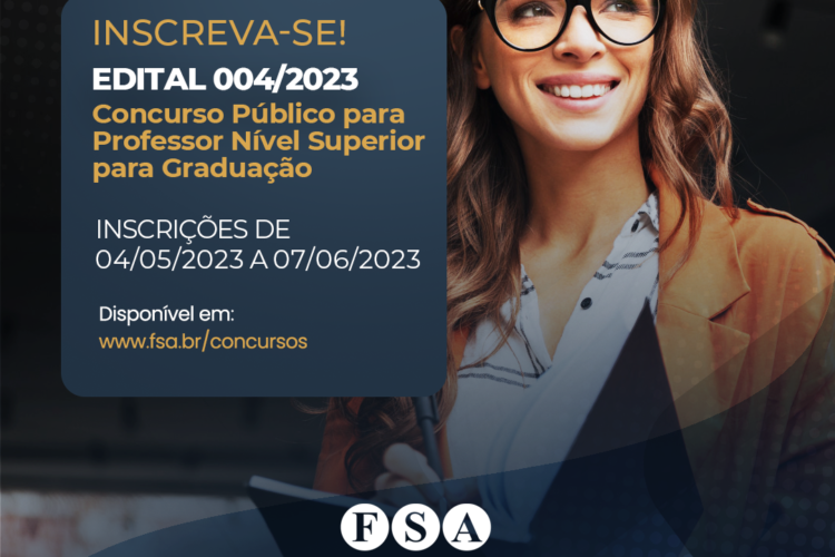Fundação Santo André contrata Professor Nível Superior Graduação