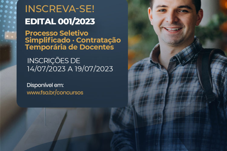Fundação Santo André contrata Professor Nível Superior Graduação