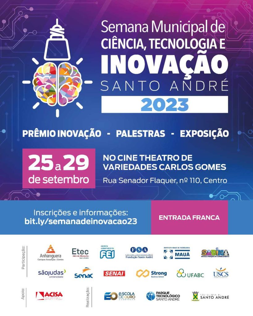 O evento promove uma série de palestras, encontros, apresentações de trabalhos inovadores e trocas de conhecimento