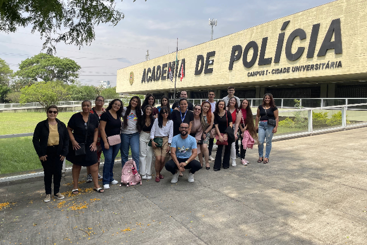 Alunos do curso de Direito da Fundação Santo André conheceram o Museu do Crime