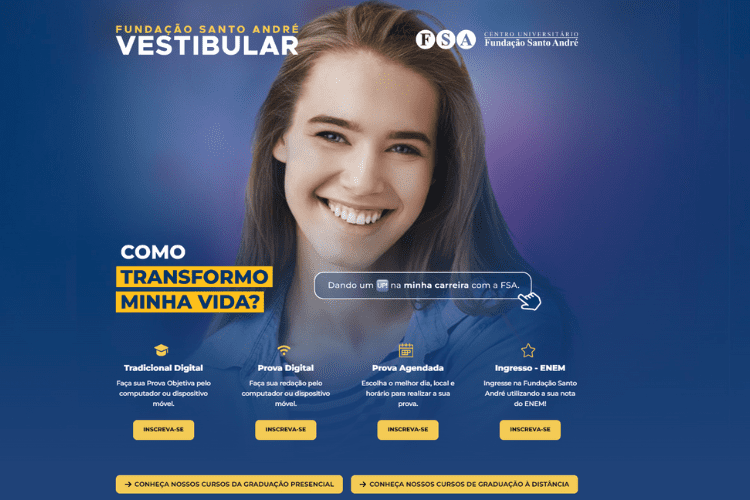 Você está visualizando atualmente Vestibular 2024: Como funciona o vestibular da Fundação Santo André?