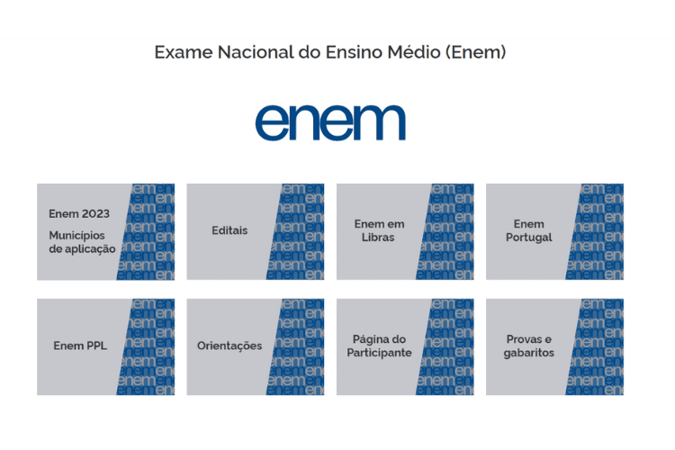 O local de prova do ENEM pode ser consultado na página do participante