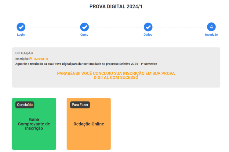 É possível fazer uma redação online para realizar a inscrição no vestibular da Fundação Santo André