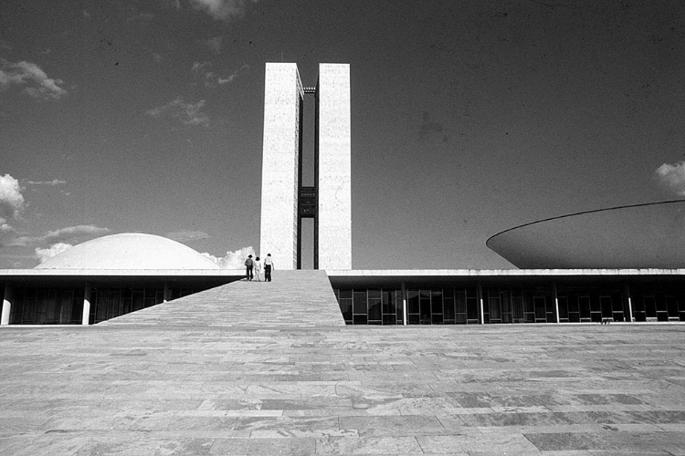 O Congresso Nacional é uma das obras mais famosas de Oscar Niemeyer