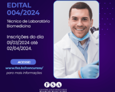 Fundação Santo André abre concurso de Técnico de Laboratório Biomedicina