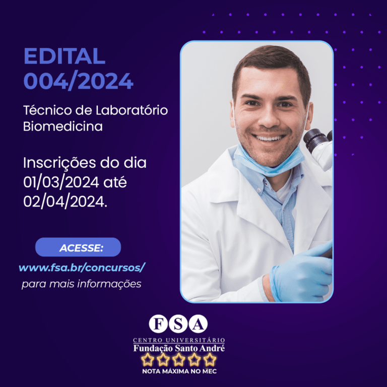 Técnico de Laboratório Biomedicina da Fundação Santo André